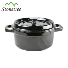 Potenciômetro do Cookware do mini ferro fundido, mini caçarolas do esmalte do ferro de molde, cozinha que cozinha ferramentas